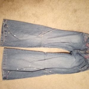 EUC Buggirl Size 5 32 inch waist bell bottom jeans